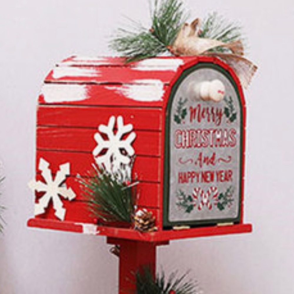 NWT DIY wood craft indoor standing mailbox - Picture 13 of 13